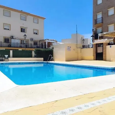 Bonito Apartamento En Torrox Costa Con Piscina Exterior photo