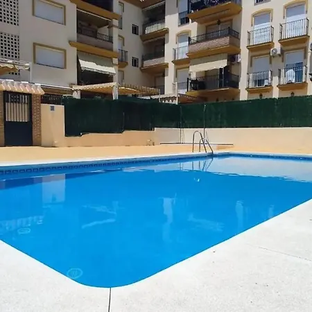 Bonito Apartamento En Torrox Costa Con Piscina Exterior photo